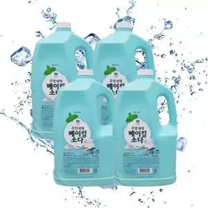 [셀러허브][LG생활건강] [(주)피죤] 엘지생활건강 퐁퐁 베이킹소다 주방세제 3L X 4 TB (S30680724)