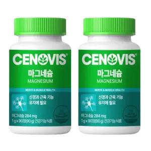 세노비스 정품 마그네슘, 90정, 2개