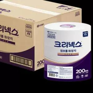 점보롤 휴지 티슈 화장지 200M 3롤X4백 1박스