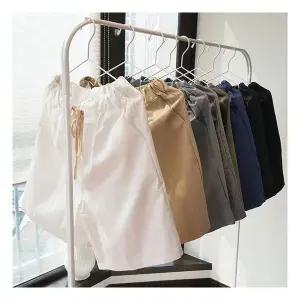 출근룩 아수라 여름 린넨 5부 여성 반바지 밴딩 빅사이즈