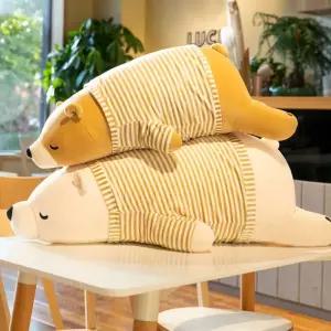 북극곰 바디필로우 안고자는 수면인형 베개