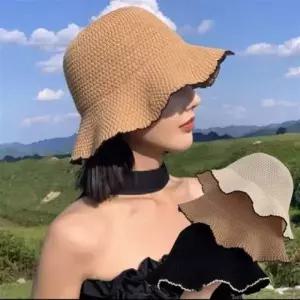 [텐바이텐]라탄 벙거지 봄 여름 버킷햇 여성 모자 왕골모자