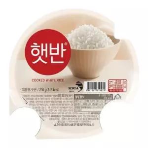 햇반 윤기가득쌀밥 210gX36개 1박스