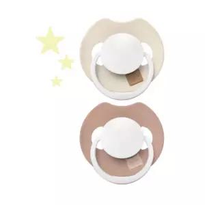 디프락스 쪽쪽이 노리개젖꼭지 실리콘 야광 선물 X2