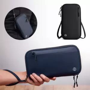 RFID 2in1 여권클러치백 핸드백 카드 여권 지갑 크로스백