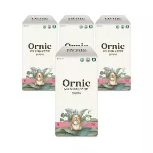 코디오닉 유기농 순면커버 프리미엄 팬티라이너(롱) 75p x 4팩 (총 300매)