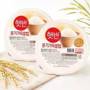 CJ제일제당 햇반 윤기가득 쌀밥 210g 36개