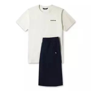 블랙야크키즈 데일리 아이템 매일 입는 기능성 쿨상하세트 2종텍1 우수한 통기성과 활동성 여름반팔티+5부