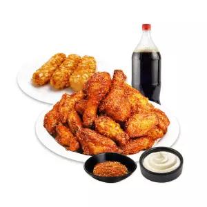 [60계치킨] 쯔란치킨(콤보)&포테이토치즈스틱&콜라1.25L