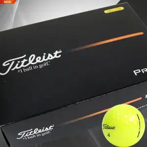 타이틀리스트 2025년 Titleist PRO V1 골프공 옐로우