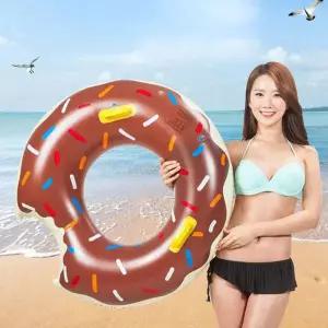 126cm 초대형 도넛 튜브 성인 물놀이 비치튜브 수영장 원형튜브
