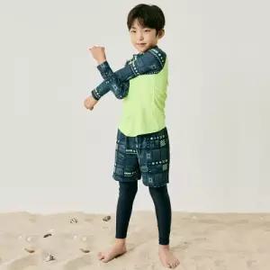 아레나 키즈 ARENAKIDS 지오 아동 레저 집업 래쉬가드 세트 A4BB1BS04LIM