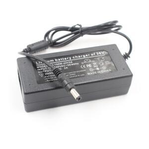 42V 2A 충전기 사용 36V 배터리 DC 5.5*2.1mm