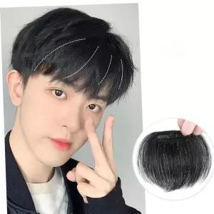 인모앞머리가발 인모 남자 앞머리 가발