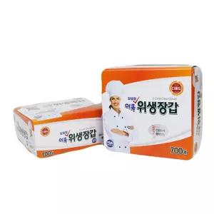 이쿡 알뜰형 다용도 위생장갑 700매 일회용 비닐일회용장갑 주방장갑 작업