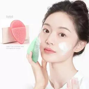 마사지 리본 헤어 팔찌 스펀지 세안 구슬 퍼프 진주 모공 머리 끈 클렌징
