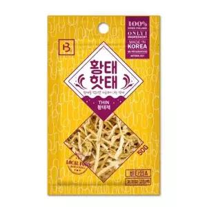 [하프클럽/셀럽하우스]반려견 간식 브리더랩 황태채 50g 강아지 건조간식 북어포 보양식