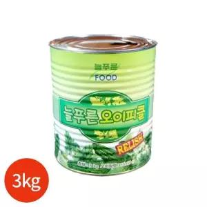 늘푸른 다진오이 피클 랠리쉬 3kg