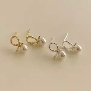 귀찌 Lip 176 pearl 925 earrings Silver E
