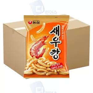 농심 새우깡 90g 20봉 간식 술안주 스낵 봉지과자 쉬림프스낵 1일1깡 새우과자 갈매기과자 노래방스낵