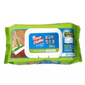 물걸레 청소포 실속형 티슈형 대형 30매 청소 포 전동 원형 물걸레 도구 티슈형