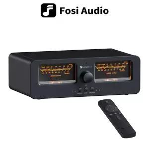 dmb안테나 Fosi Audio LC30 증폭기 스피커 스위처 2-in-2 Out 듀얼 아날로그 VU 미터 오디오 박스DB 패널