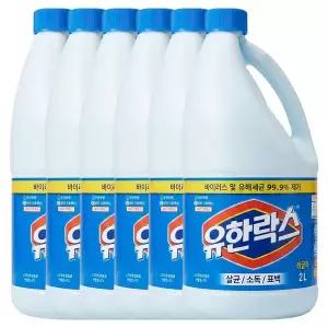 유한락스 레귤러 2L X 6개(1박스)