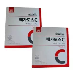[셀러허브]메가도스C 3000 고함량 비타민 C 100포 x 2개 (S48307087)