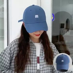 모자 야구모자 남녀공용 M로고 볼캡 모자 빅사이즈 야구모자