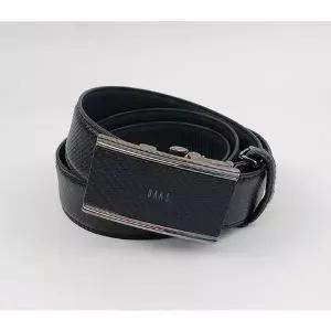 [닥스](강남점)블랙 사각 버클 가죽 자동 벨트 DBBE2E992