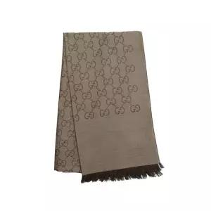 구찌 [케이스포함] 남녀공용 Jacquard 투톤 양면 스카프 165904 3G646 9664)
