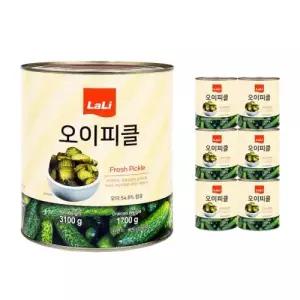 라리 오이피클 슬라이스, 3.1kg, 6개