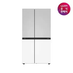 LG 디오스 AI 오브제 매직스페이스 냉장고 [S836MRQ112] (그레이/화이트)