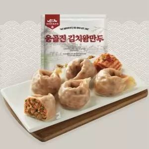 전주한옥만두 속이 꽉찬 엄마손맛 옹골진 김치 왕만두 1kg 3봉