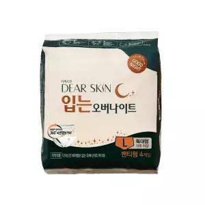 디어스킨 에어엠보 입는 오버나이트 특대형 4p X 4개 숙면