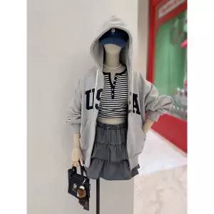 [후아유](센텀시티점)USA Over fit Hood Zip-up / WHMZG2291U