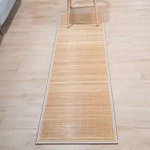 [리앤데코]천연 대나무 7.5mm 고급 탄화 대나무 돗자리 70x180cm