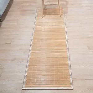 천연 대나무 7.5mm 고급 탄화 대나무 돗자리 70x180cm