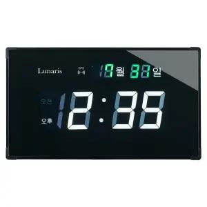 테온셀 국산 루나리스 GPS 수신 LED 디지털 전자벽시계(소)