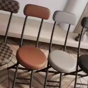 심플 간이 보조 행사 접이식 등받이 쿠션 의자 2종