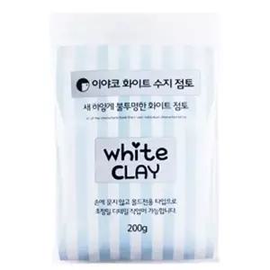 고품질 이야코 수지점토 화이트 200g 불투명 - 50663 만지락 양초점토 캐릭터양초만들기 W02CD1A