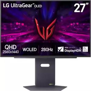 LG 27GX700A-B 27인치 울트라기어 QHD 2560 x 1440 OLED 게이밍 모니터 280Hz 0.03ms 엔비디아 지싱크 AMD