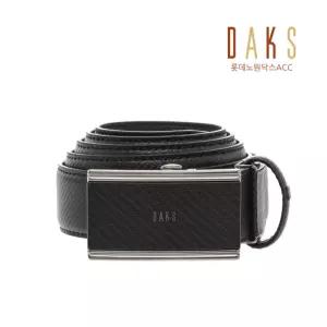 [백화점 정품] 닥스 DAKS 25SS [선물포장][자동벨트] 블랙 엠보가죽 자동벨트 DBBE2E992