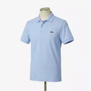 라코스테 스포츠 베이직 오토만 반팔 폴로 셔츠 블루 DH8342-56G AEY