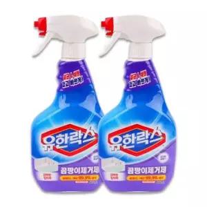 세면대청소 유한락스 곰팡이제거제 세제 용기 세정제 600ml 2p