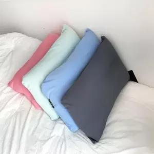 베개 빨아 쓰는 비즈 사각 쿠션 숙면베개