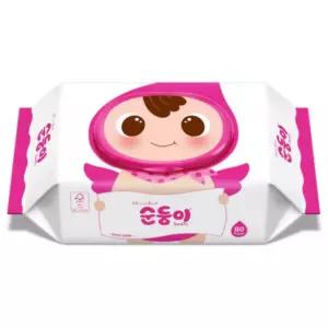 순둥이 베이직 물티슈 캡형 80매 10팩