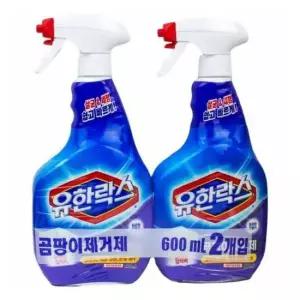 생활건강 유한락스 곰팡이 제거제 2개입 BTM-M363 600ml