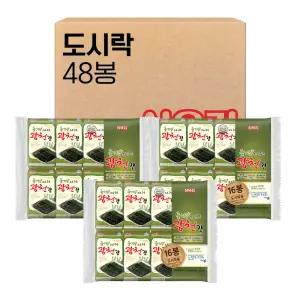 삼육김 광천 들기름 도시락김 4g, 48봉