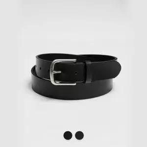 매장정품 지오다노 GIORDANO 캐주얼 스트릿 남 베이직 레더 벨트 130004 LE1204153128